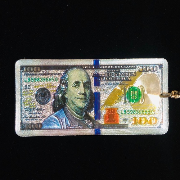 Accessories - $100 Ben Franklin Dollar Bill Keychain